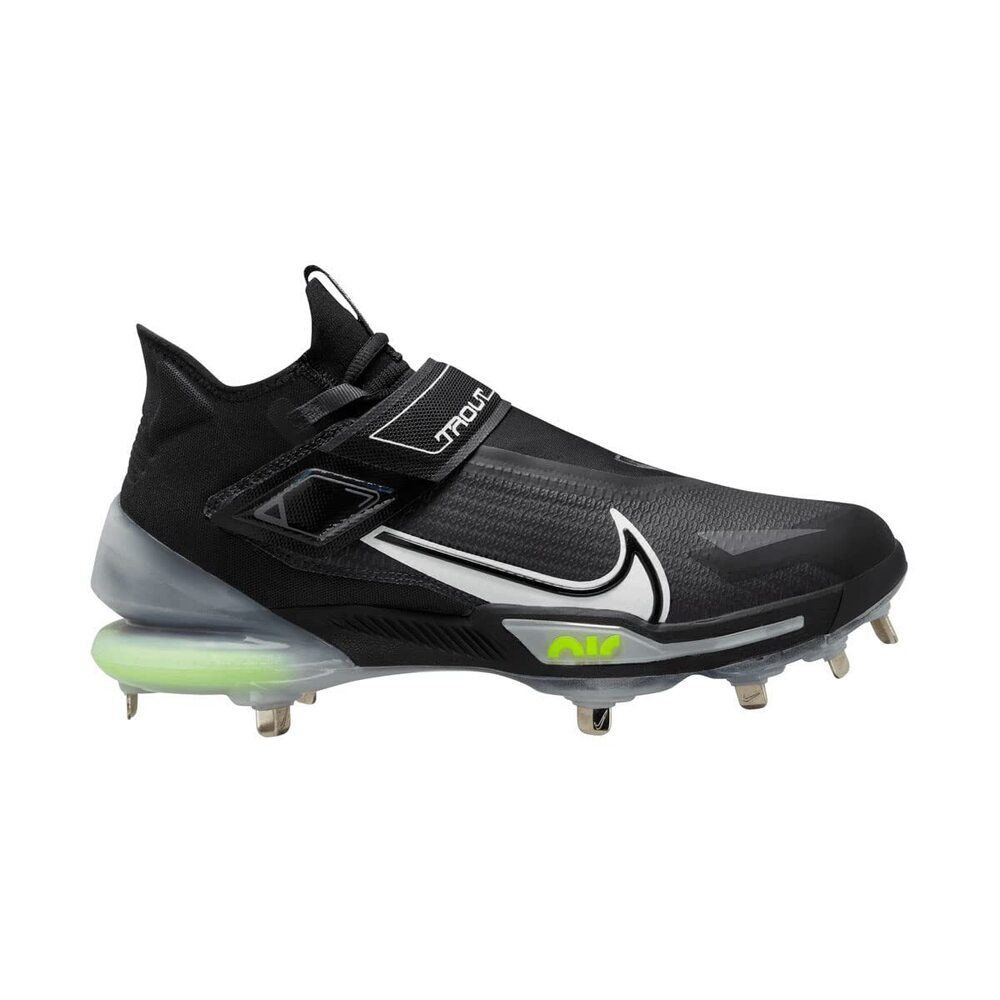 Nike Unisex Adult Force Zoom Trout 8 Elite Metal Baseball Cleats, Black/Gray ,8